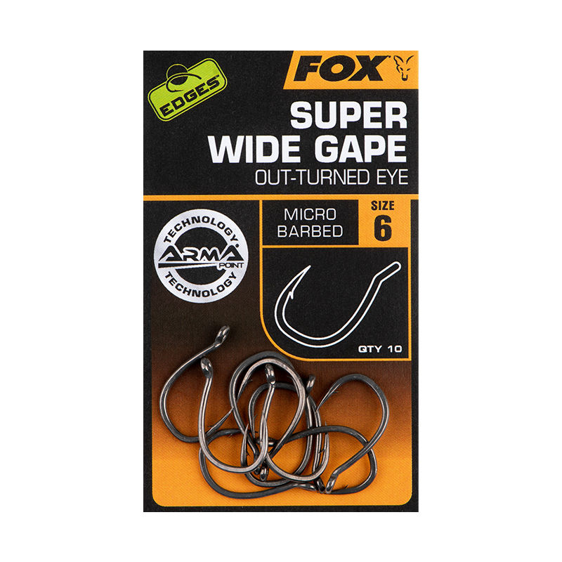 Набор крючков Fox Edges Super Wide Gape (outturned ) Nr 4 [1]