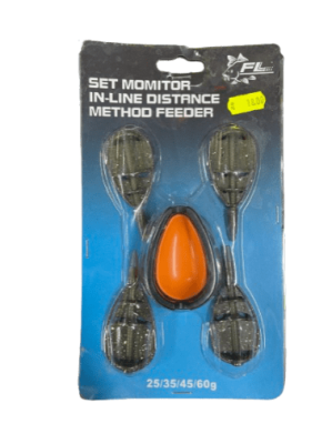 Набор кормушек in-line distance method feeder FL 25/35/45/60g [1]
