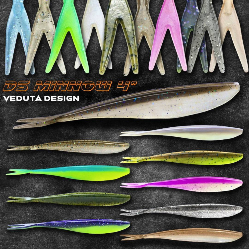 Силикон DS VEDUTA Minnow 4"(100mm) - 4" 100mm, #25, 8/8buc [2]