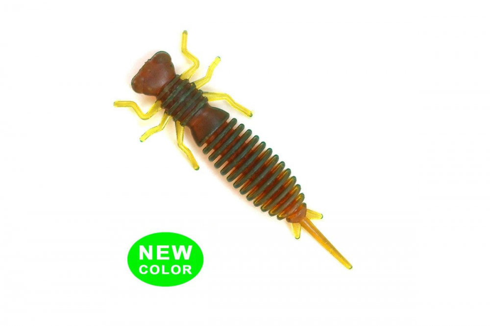 Силикон Larva 2.5 цвет 027 Motor Oil FANATIK [1]