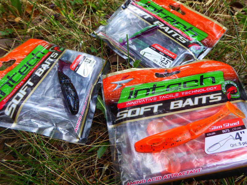 Silicon pentru rapitor Intech soft baits Slim Shad 2.5" #IN62 [2]