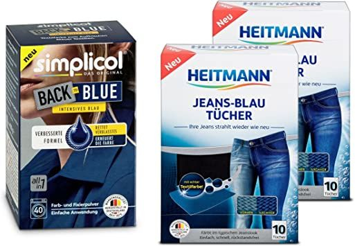 SIMPLICOL Back-to-BLUE Краска для окрашивания и восстановления цвета одежды в стиральной машине (синий), 400 г [8]
