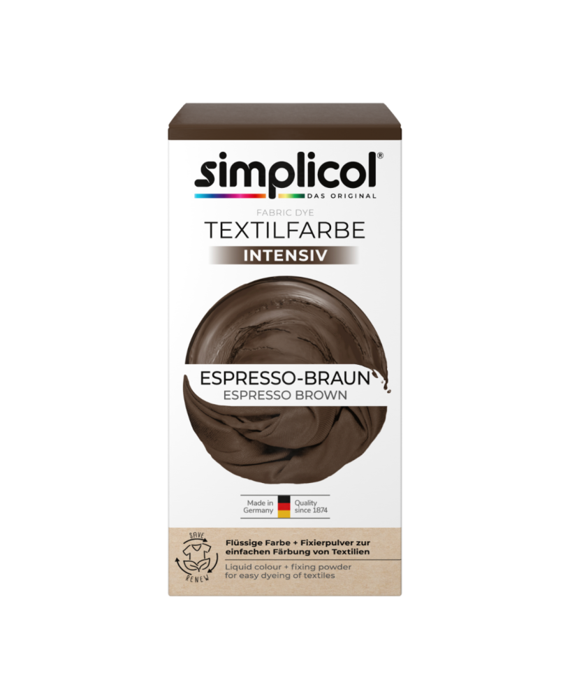SIMPLICOL Intensiv - Espresso-Braun - Краска для окрашивания одежды в стиральной машине, коричневый эспрессо [4]
