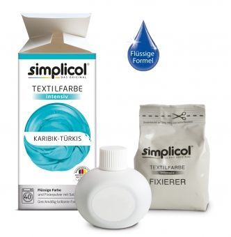 SIMPLICOL Intensiv - Karibik-Türkis, Vopsea pentru haine si textile in masina de spalat [2]