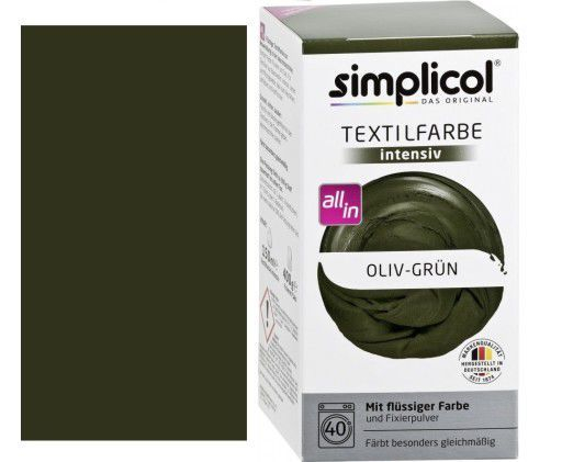 SIMPLICOL Intensiv - Oliv-Grün, Краска для окрашивания одежды в стиральной машине, Oliv-Grün [3]