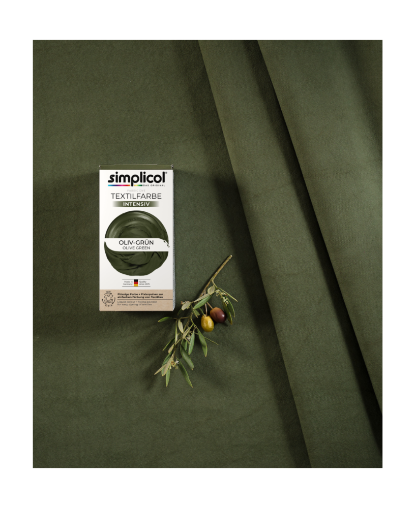 SIMPLICOL Intensiv - Oliv-Grün, Vopsea pentru haine si textile in masina de spalat, Oliv-Grün [3]