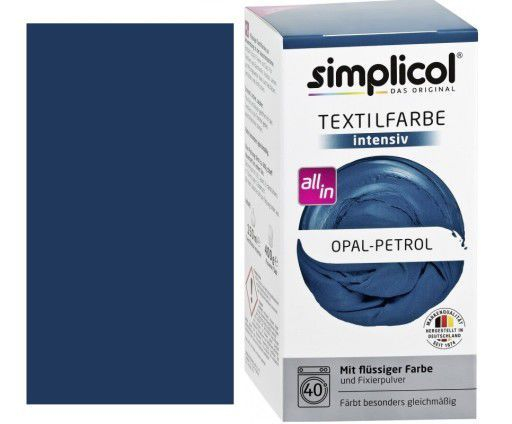 SIMPLICOL Intensiv - Opal-Petrol, Краска для окрашивания одежды в стиральной машине, Opal-Petrol [2]
