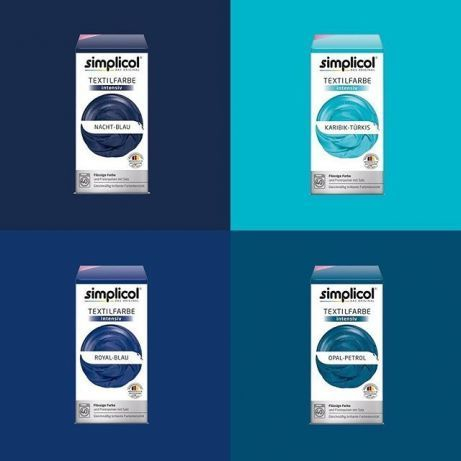 SIMPLICOL Intensiv - Opal-Petrol, Краска для окрашивания одежды в стиральной машине, Opal-Petrol [3]