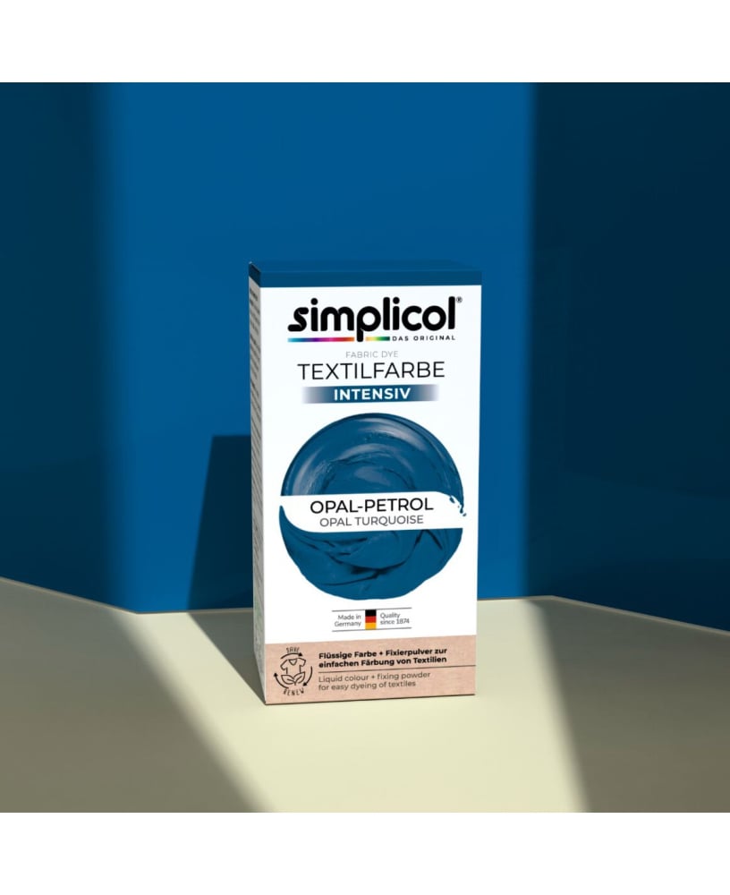 SIMPLICOL Intensiv - Opal-Petrol, Vopsea pentru haine si textile in masina de spalat, Opal-Petrol [2]