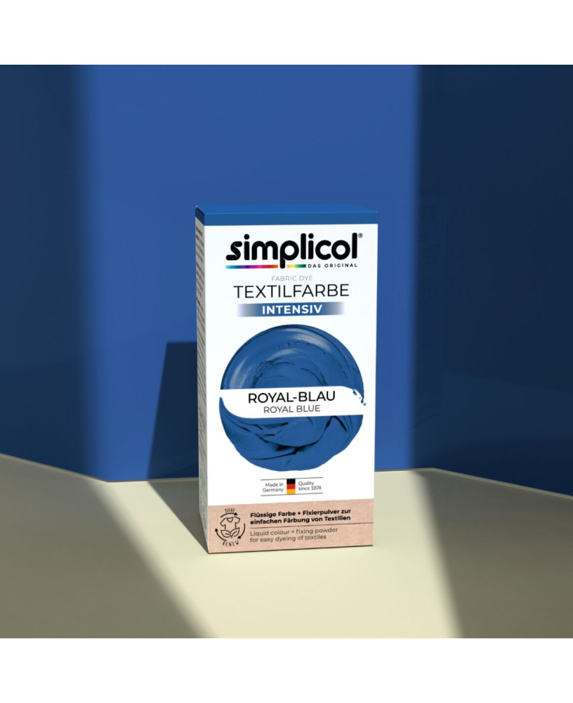 SIMPLICOL Intensiv - Royal-Blau, Vopsea pentru haine si textile in masina de spalat, Royal-Blau [3]