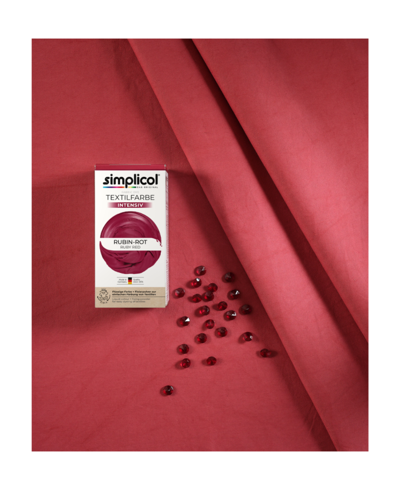 SIMPLICOL Intensiv - Rubin-Rot, Краска для окрашивания одежды в стиральной машине, Rubin-Rot [2]