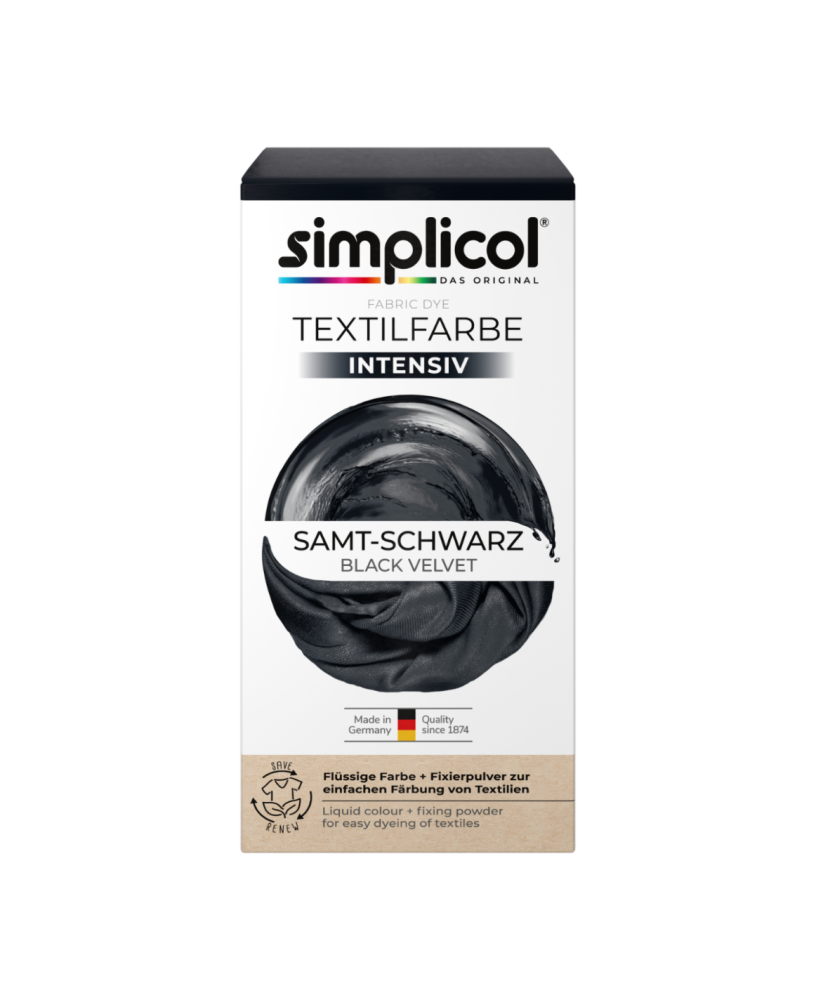 SIMPLICOL Intensiv - Samt-Schwarz - Краска для окрашивания одежды в стиральной машине, бархатный черный [4]