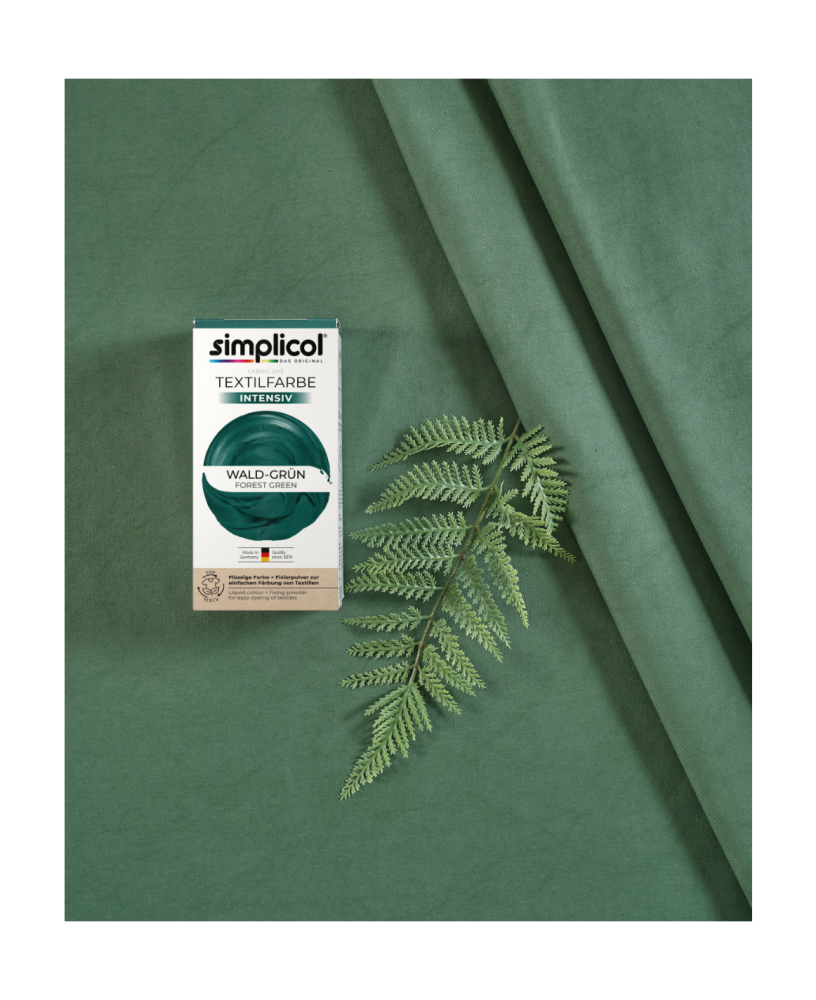 SIMPLICOL Intensiv - Wald-Grun, Краска для окрашивания одежды в стиральной машине, зеленый лес [2]