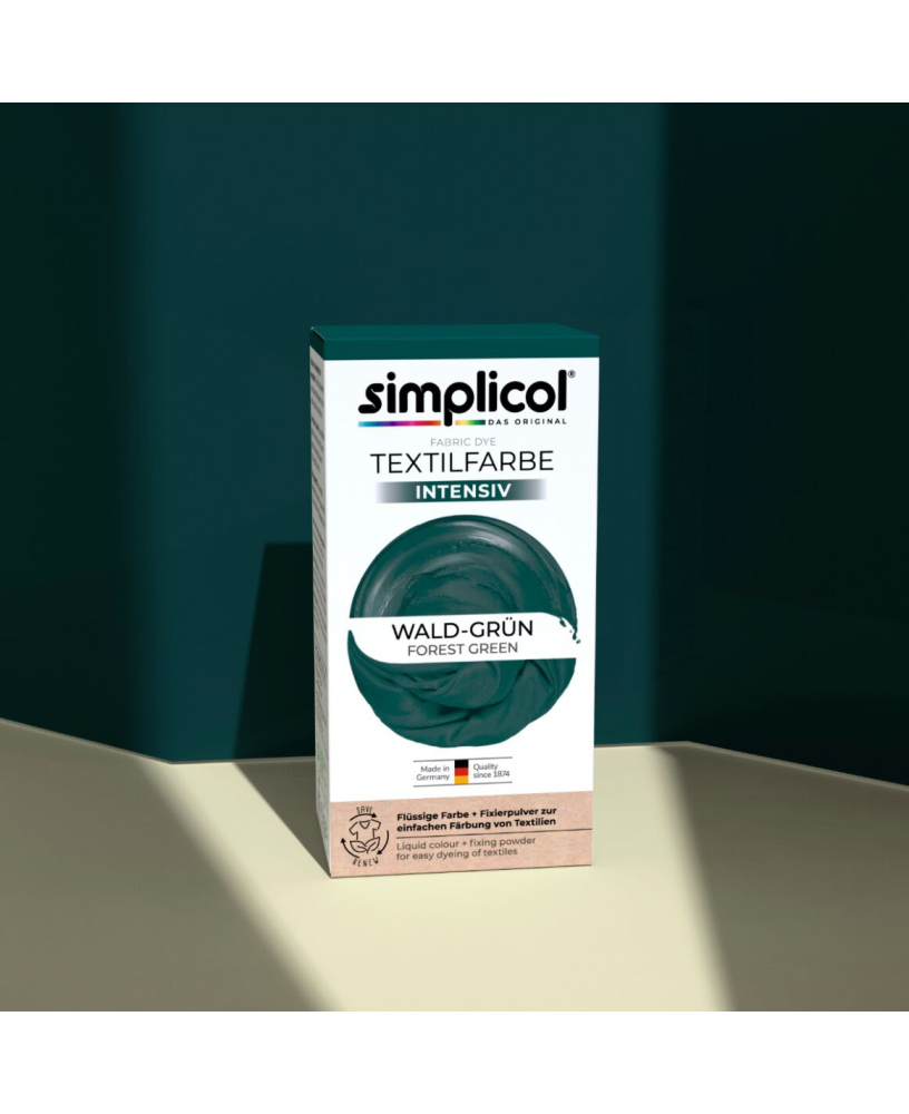 SIMPLICOL Intensiv - Wald-Grun, Краска для окрашивания одежды в стиральной машине, зеленый лес [3]