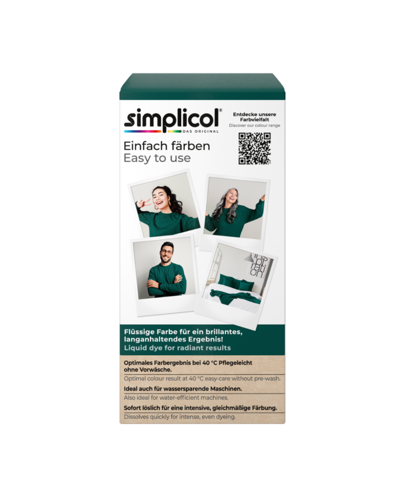 SIMPLICOL Intensiv - Wald-Grun, Краска для окрашивания одежды в стиральной машине, зеленый лес [4]