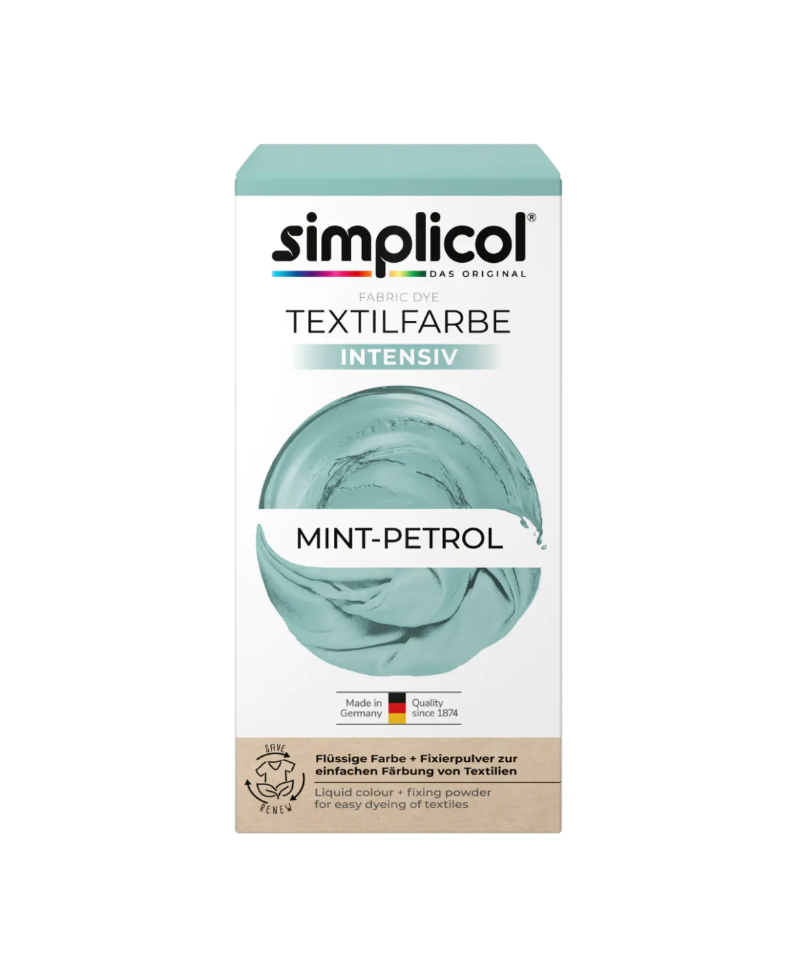 SIMPLICOL Intensiv MINT PETROL Краска для окрашивания одежды в стиральной машине [1]