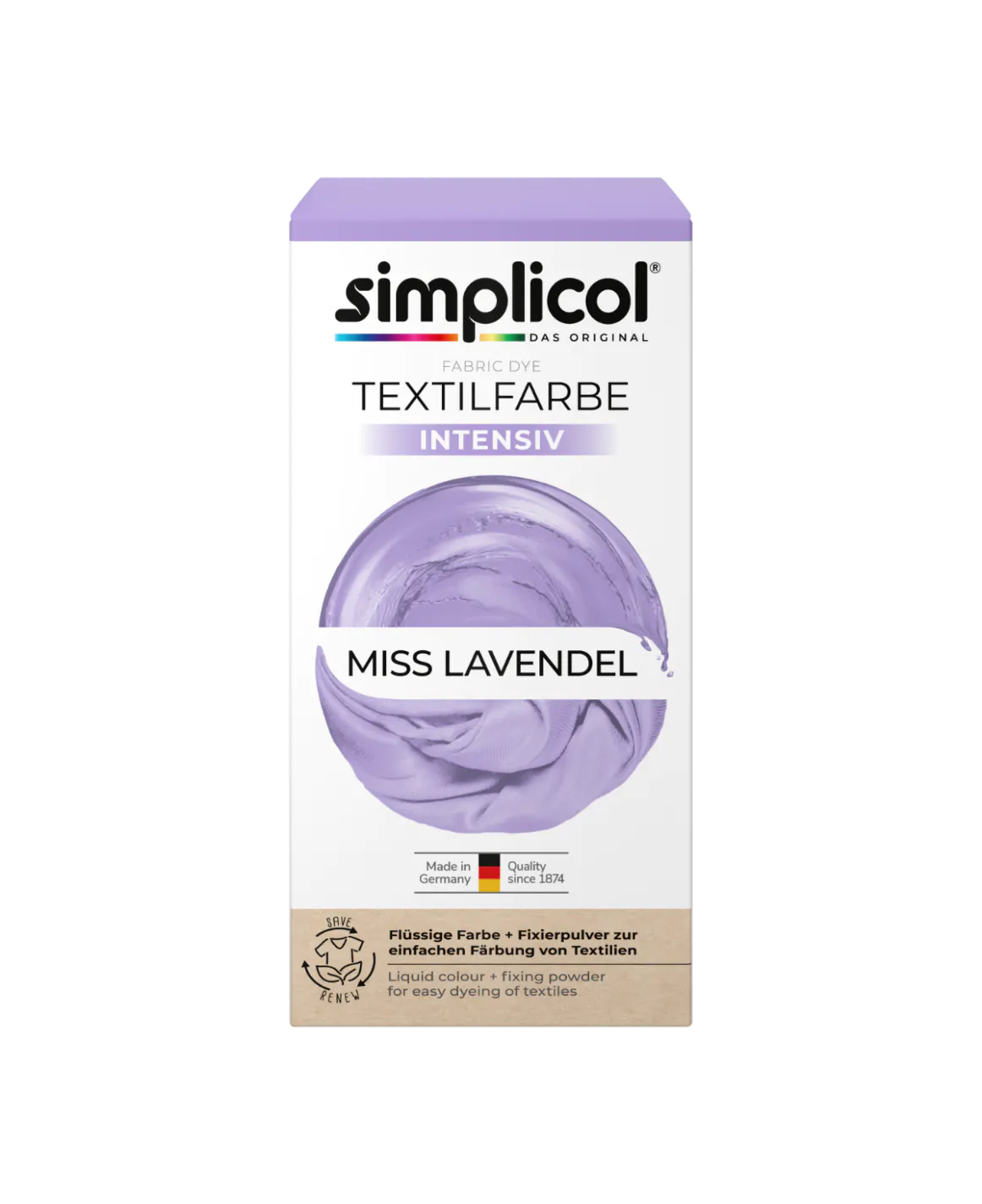Simplicol - Vopsea haine MISS LAVENDEL Intensive All-in,400g+150ml [1]