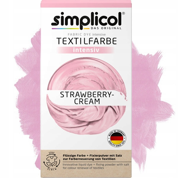 SIMPLICOL Intensiv Strawberry Cream Краска для окрашивания одежды в стиральной машине [1]