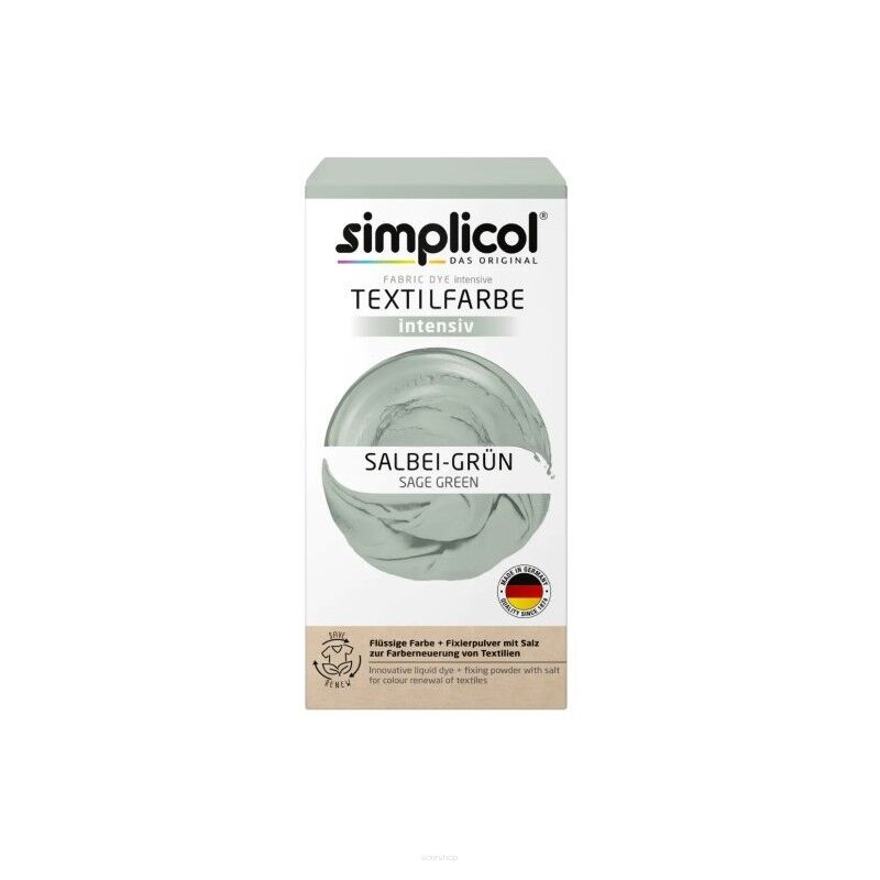 Simplicol - Vopsea haine VERDE SALVIE Intensive All-in,400g+150ml [1]