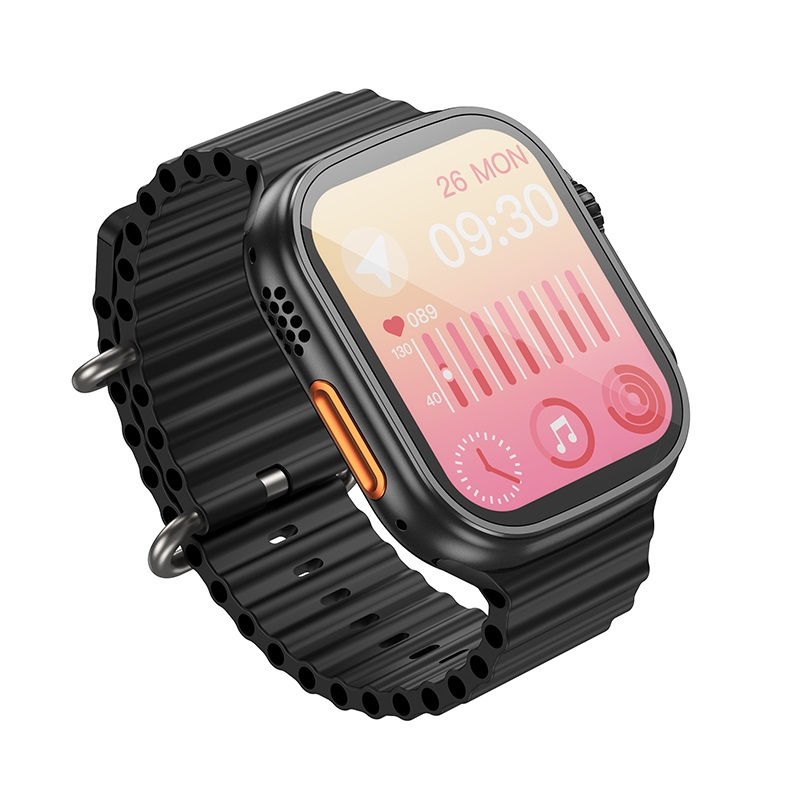 Smart часы HOCO Y12 Ultra smart sports watch (call version) Black [3]