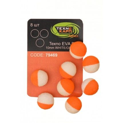 Texno EVA Balls 10mm white/orange cutie/8buc [1]