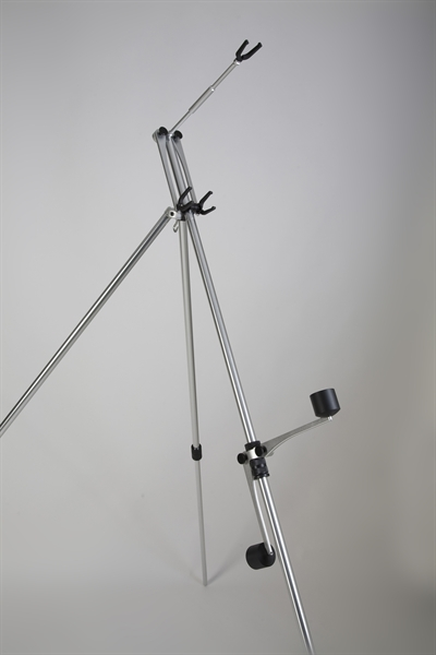 TRIPOD MECCANICA MICO SURFCASTING & BARBEL FISHING 2 OR 1 RODS STEEL TUBES & STEEL JOINTS [3]