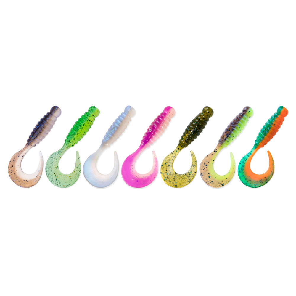 VEDUTA Curly Classic - 2.2" 55mm #Mix18 7buc [1]