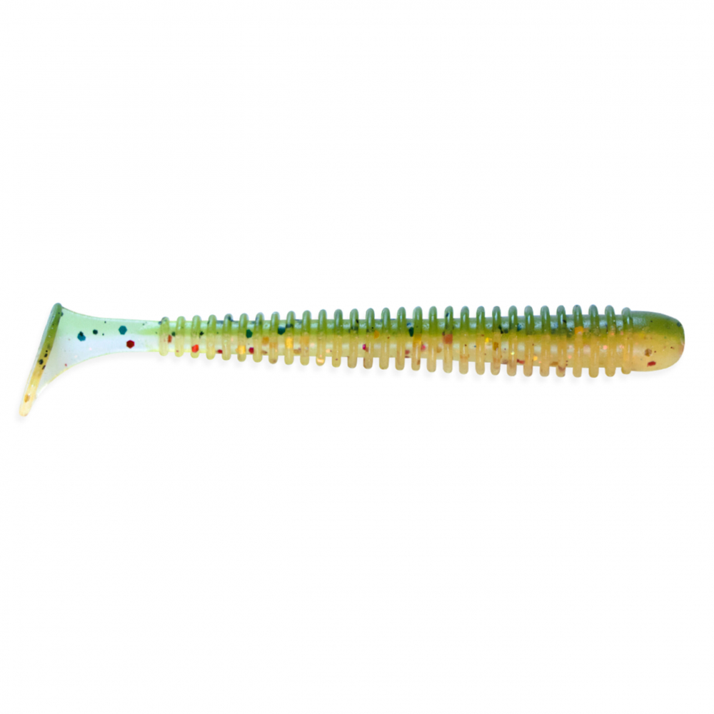 VEDUTA Zander Worm - 3", #10'UV, 6/6buc [1]