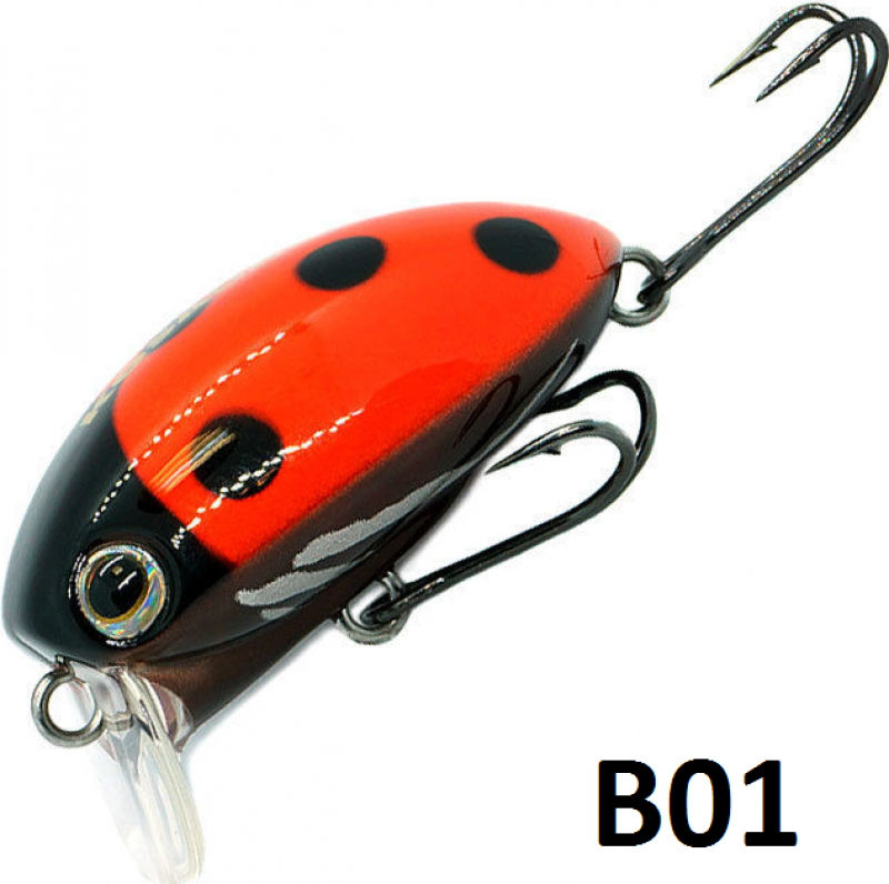 Воблер KOSADAKA MAY-BEETLE 35F(81-B01), Floating, 35mm, 3,5g [1]
