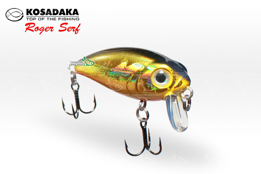 Воблер KOSADAKA "ROGER SURF",(3-HGBL) Floating 36mm 3.35g [1]