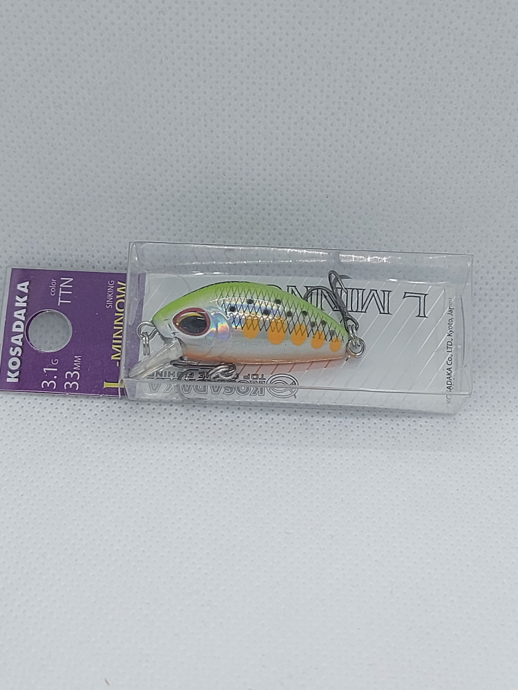 Vobler L-Minnow 33S (54-TTN), Sinking, 33mm, 3,5g KOSADAKA [1]