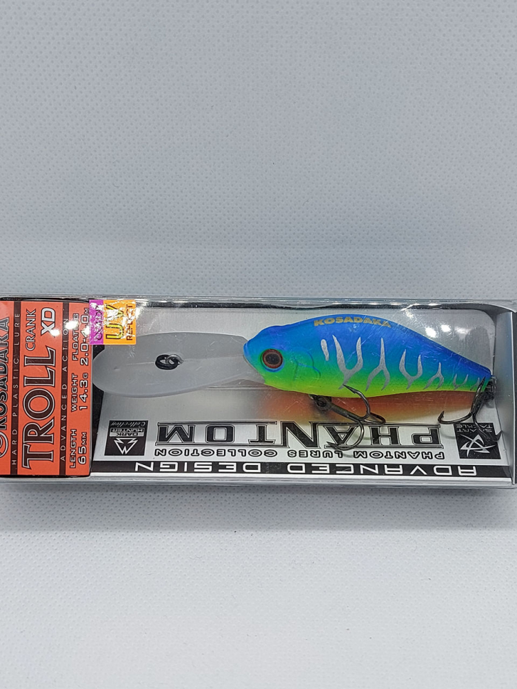 Воблер TROLL CRANK XD 65F(75-REV), Floating, 65mm, 13,5g KOSADAKA [1]