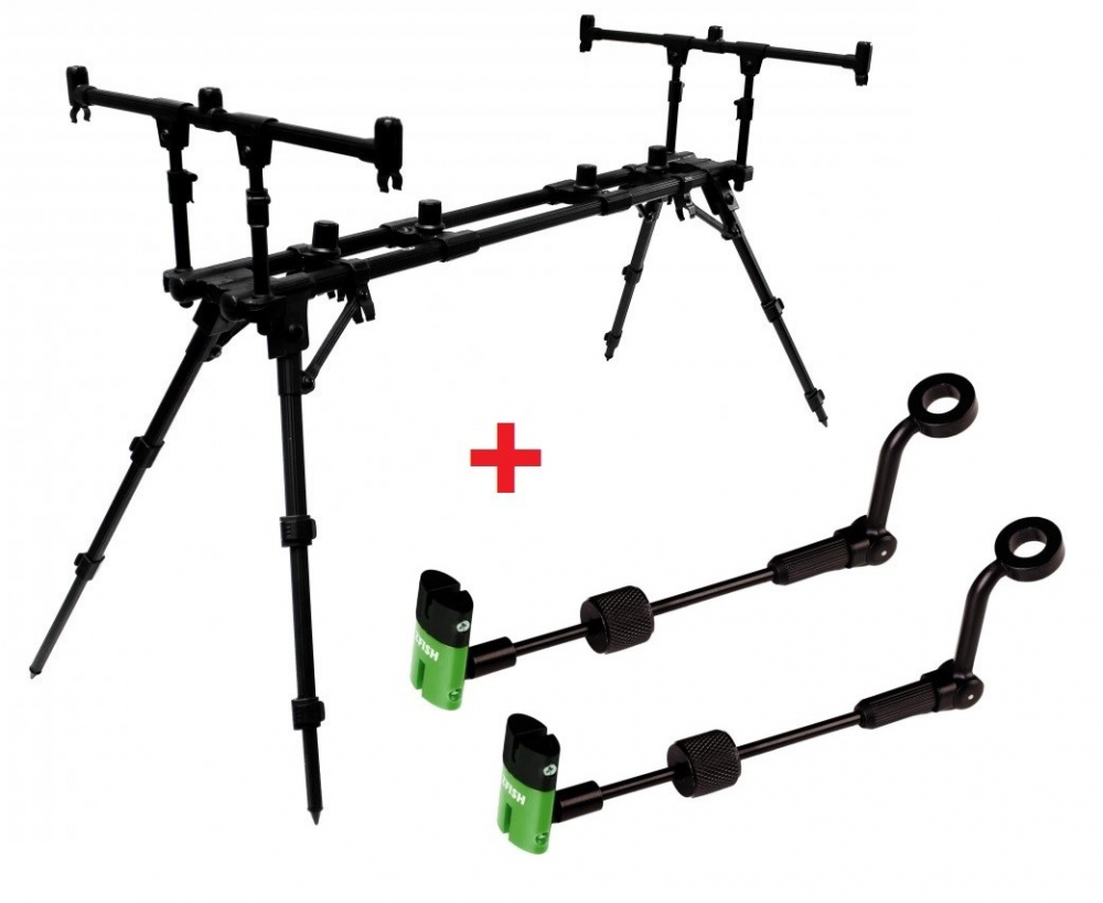 ZFISH Rod Pod Construct 3 удилища + 2x свингера ZFX Mini Бесплатно! [1]