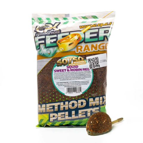 Рыбалка в Молдове - 50/50 Feeder Groundbait SQUID SWEET & ROBIN RED
