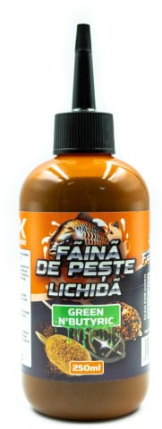 Pescuitul în Moldova - Aditiv Lichid CPK Feeder Faina de Peste Green N-Butyric 250 ml