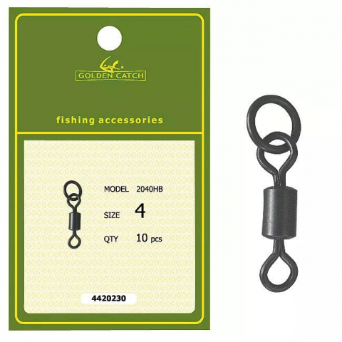 Accesorii, monturi crap - Agrafa GC cu inel 2045MB №4(10buc)