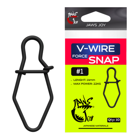 Accesorii rapitor - Agrafe JAWS JOY V-Wire Force Snap #1, 14mm, 22kg, 10buc.