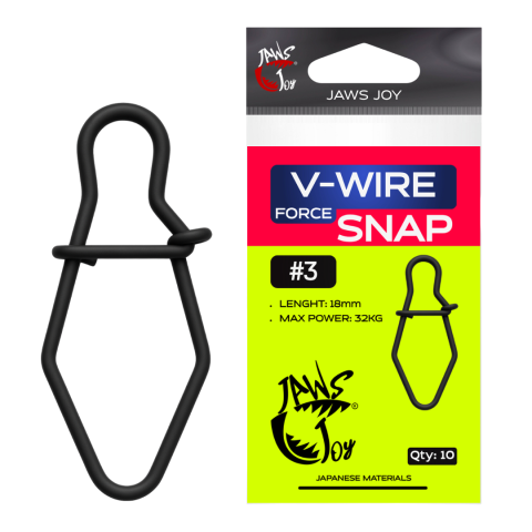 Accesorii rapitor - Agrafe JAWS JOY V-Wire Force Snap #3, 18mm, 32kg, 10buc.