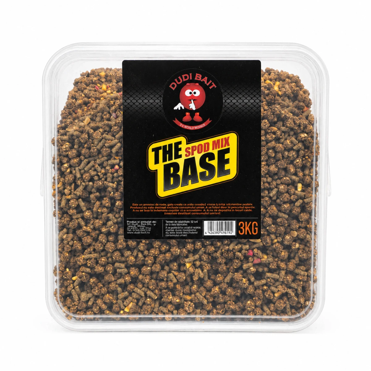 Pescuitul în Moldova - Amestec Nadire DUDI BAIT The Base Spod Mix 3kg