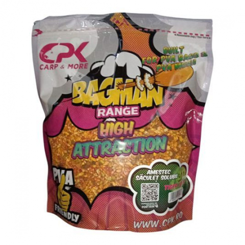 Пелетс - Смесь для растворимых мешочков BAGMAN CPK 3D Тигровый Орех, 800г