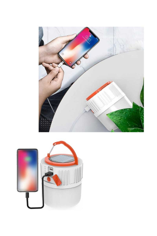 Lampă LED portabilă cu acumulator, tip agățătoare, pentru camping sau situații de urgență Forlife FL-3210, 30W [1]