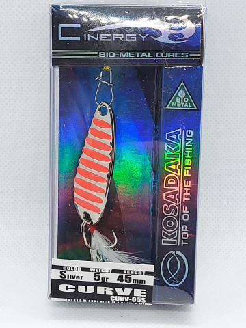 Momeli la rapitor - Blesna CURVE 5g, 45mm silver KOSADAKA