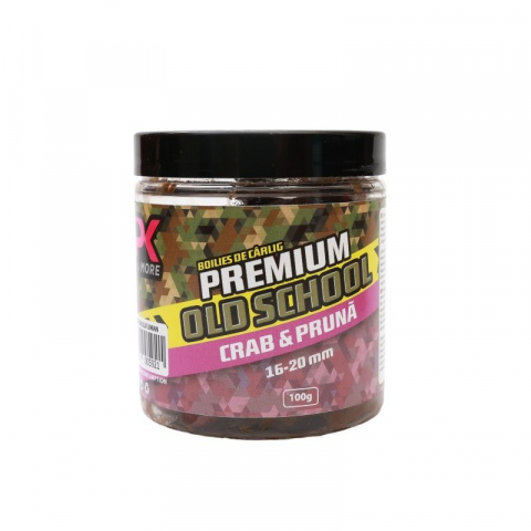 Boiles - Boilies dipuit pentru cirlig OLD SCHOOL CRAB&PRUNA 16&20mm DUMBELLS CPK