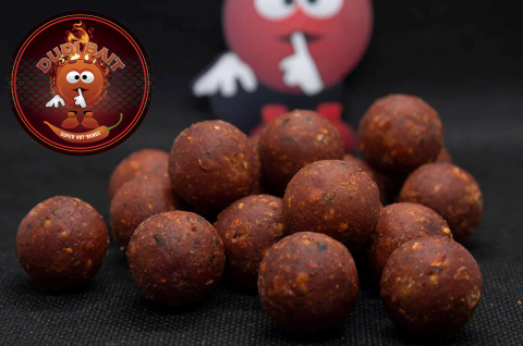 Бойлы - Boilies DUDI BAIT Mister Red Super Hot Solubile 24mm, 1kg