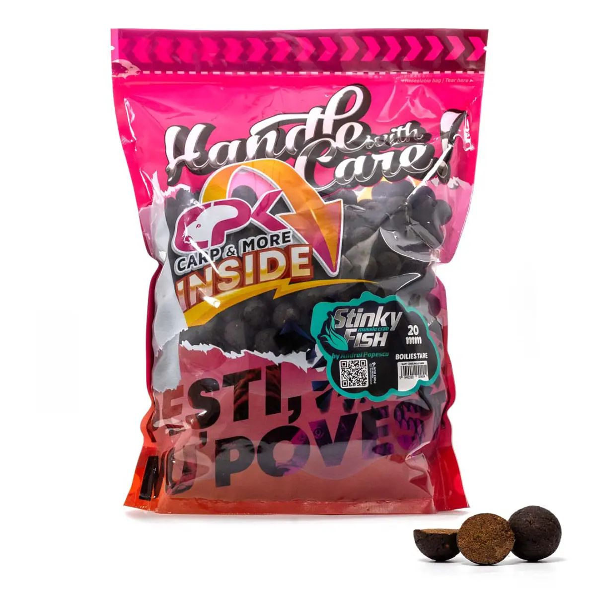 Boiles - Boilies Tare CPK Stinky Fish, 3kg, 20mm
