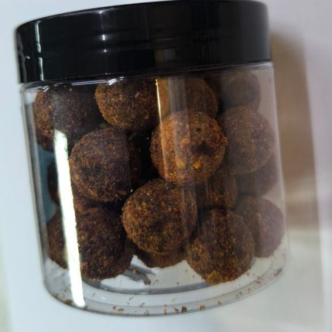 Boilies tare glazurate squid cranberry 16mm 125g POSEIDON [1]