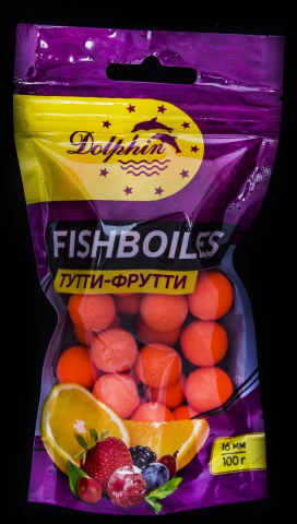 Nada si momeala - Boilies-uri Dolphin 16mm Tutti-Frutti 100г