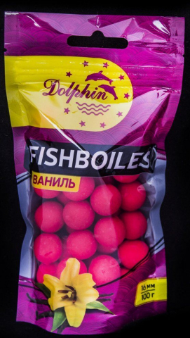 Nada si momeala - Boilies-uri Dolphin 16mm Vanilie 100г