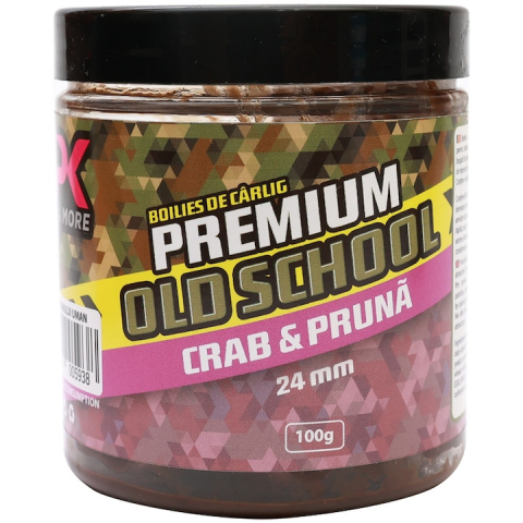 Boiles - BOLIES DIPUIT PENTRU CARLIG OLD SCHOOL CRAB & PRUNA 24 MM DUMBELLS 100g, CPK