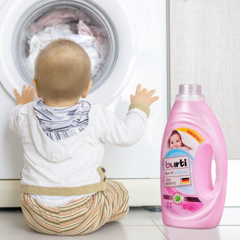 BURTI BABY LIQUID - Detergent pentru rufe, 1,45L [2]